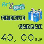 Ch�que cadeau 40,00 �