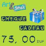 Ch�que cadeau 75,00 �