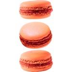 3 Macarons Saumons - Imprim�s