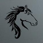 Cheval - T�te au vent