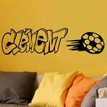 Cl�ment Graffiti Football