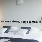 La mode se d�mode...