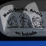 Ma�l, Sacha, Ana�s en Balade