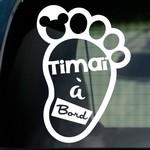 Tima� � bord - Pied Mickey