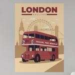 London England Retro - Imprim�