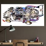 Porsche 935 Cutaway imprim�