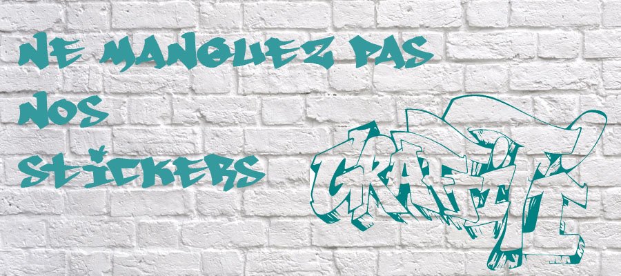 Nos stickers d�coratifs 'Graffiti'